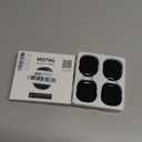 Android Air Tracker Smart Tags -4 Pack, Bluetooth Luggage Tracker Anti Lost Keys Finder/Item Locator with Holder Case Work with Google's Find Hub for Key, Backpack, Luggage, Wallet, Precise Position (Black)