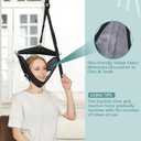 Neck Stretcher Cervical Traction - Over-The-Door Neck Traction for Home Use, Portable Neck Stretcher for Neck Pain Relief Home Physical Therapy