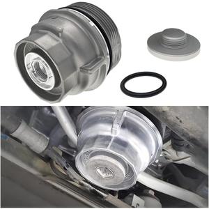 HZEL Car Oil Filter Housing Cap Assembly, OEM# 15620-31060 15643-31050 Vehicle Oil Filter Housing Cover, Aluminum Automotive Replacement Accessories Compatible with Venza Avalon RX350