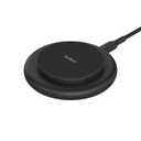 Belkin Magnetic Wireless Charging Pad 15W - MagSafe-Compatible Qi2-Certified Wireless Charging Station, iPhone Charger for Apple iPhone 16, 15, 14 Series, AirPods w/Non-Slip Base - Black (No PSU)