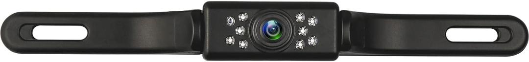 Car Backup Camera HD Night Vision Rear View Camera License Plate Camera with 9 LED Lights, Font & Rear Camera, Wide View Angle, IP69K Waterproof Reverse Camera for Cars,SUV,Trucks,RV, Pickup