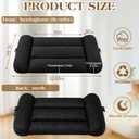 Lateral Support for Wheelchair Back Cushion Pressure Relief Side Support Pads Recliner Wheelchair Lumbar Pillow for Office Chair Back(Black)