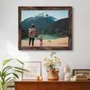 SESEAT 22x28 Picture Frame Brown, Poster Frames Wall Decor Hanging, 1 Pack