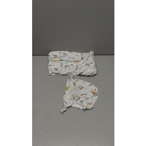 GRSSDER Baby Blankets Super Soft Jersey Knit Swaddle Blanket for Baby Girls and Boys, Double Layer Reversible Receiving Blankets 34 x 44 Inches Extra Large for Swaddling, Animals Print