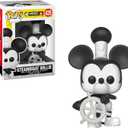 Funko Pop Disney: Mickey's 90Th - Steamboat Willie Collectible Figure, Multicolor