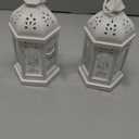 OLEEK Ramadan Lantern Lights (2PCs-8in)- Ramadan Decorations for Home 2026 - Ramadan Decor - Ramadan Lights - Ramadan Lanterns Decorative - Ramadan Lanterns for Kids - Ramadan Decoration   (White)