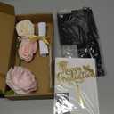 Graduation Cake Toppers - Graduations Cap Diploma Flowers Congrats Grad Cake Decorations for 2025 High School College Senior Girl Women Graduation Supplies