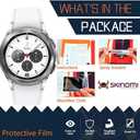 Skinomi Screen Protector Compatible with Samsung Galaxy Watch 4 Classic (46mm)(6-Pack) Clear TechSkin TPU Anti-Bubble HD Film