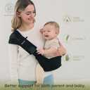 AUYEAZGO Toddler Sling Carrier - Premium Cotton, Expandable & Ergonomic, One Size Fits All, Ideal for 6-48 Months (11-44 lbs), Compact & Easy to Use, Houndstooth
