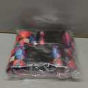 2 Pack Luggage Straps for Suitcases, Adjustable Travel Belt with Double Lock and Quick Release Buckle, Heavy Duty Nylon Bag Packing Strap, Bright Identifiers Business Travel Accessories-Colorful Block