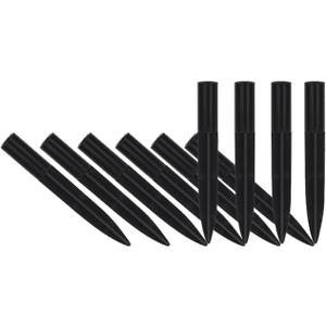 10 Pack Solar Light Stakes Replacement (Fit for Pole Outer Diameter 0.35in), ABS Reinforced Ground Spikes for Outdoor Solar Landscape Pathway Christmas Lights Yard Garden Deco