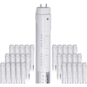 JCE 4ft LED Tube Lights 5‑CCT, Ballast Bypass Type A+B 10W-24W Adjustable