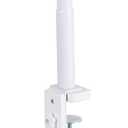Adjustable Fan Holder for Dorm Room, Bunk & Lofted Bed, College & Office Essentials, Horizontal & Vertical Clamping, Adjustable Height & Distance Design (White)