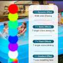 Inflatable Pool for Adults and Kids, 130"x72"x22" Full Size Inflatable Pools with Lights & Pump, Large Blow Up Pool for Family, Thickened Inflatable Swimming Pool for Outdoor Backyard