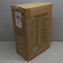 KROSER Hardside Expandable Carry On Luggage with Spinner Wheels & Built-in TSA Lock, Durable Suitcase Rolling Luggage with USB Port, Carry-On 20-Inch Steel Grey