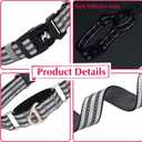 Reflective Martingale Collar for Large Dogs with Quick Release Buckle Adjustable Training, Walking, Hunting No Slip Collars,(Sliver L)