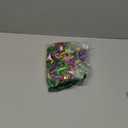Windy City Novelties 36" Jumbo Link LED Plastic Necklace - Fun Light-Up Accessory for Mardi Gras, St. Patrick's Day, and Party Events (Purple/Green/Gold)
