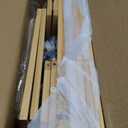 efluky 2-Pack Bamboo Under Bed Storage Containers with Wheels, Under Bed Clothes Storage Basket with Large Dust Bag, Rolling UnderBed Storage for Bedroom, Dorm and Basement, Nature (23.6''L x 16.54''W x 7.5''H)