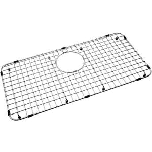Serene Valley Sink Bottom Grid 25-1/4" X 12-1/2, Rear Drain with Corner Radius 1-1/2", Sink Protector NDG2513R, Medium