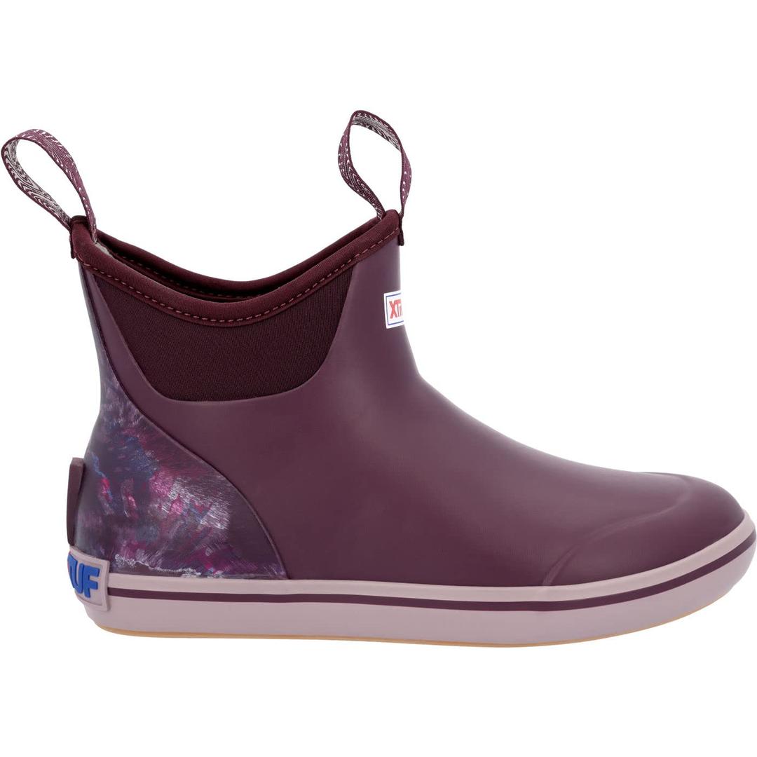 Xtratuf Women's 6 Inch Ankle Deck Boot, Trolling Pack Purple, Size 6