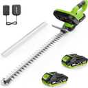 24 Inch Cordless Hedge Trimmer with Battery, 20V Electric Hedge Trimmer