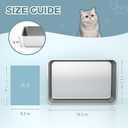 WENBOKMIN Stainless Steel Cat Litter Box - (19.5" L x 13.5" W x 4" H) | Non Slip, Easy to Clean, Never Absorbs Odor, Stains, or Rusts