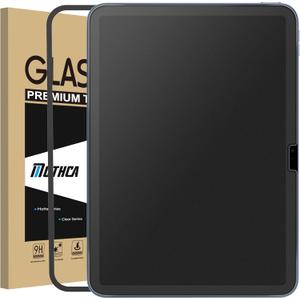 Mothca Matte Glass Screen Protector for iPad 11-inch A16 2025 (11th Generation) / iPad 10th Generation 10.9-inch 2022 Anti-Glare & Anti-Fingerprint Tempered Glass with Alignment Frame, Smooth as Silk