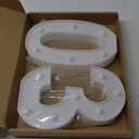 30th Birthday Decorations for Her Him,30th Birthday Centerpieces Table Decorations for Women Men,Light Up Numbers 30 Sign for Party Backdrop Wall Decor for 30 Wedding Anniversary Decoration