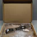 Upper Acacia Wood Ottoman Tray 17x13 Inches with Handles, Decorative Serving Tray for Coffee Table, Breakfast Tray with Anti-Skid Pads