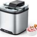 KECOOLKE Ice Cream Maker, Teacher Appreciation Gifts Electric Ice Cream Machine Countertop Fruit Soft Serve Homemade Large Capacity 2 Quart Frozen Yogurt Sorbet gelato