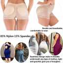 Vorcy Women Butt Pads Fake Butt Lifter Shapewear Padded Panties Hip Enhancer Pads Body Nude (S)