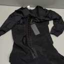 SHAPERX Women's Fajas Colombianas Shapewear Postpartum Tummy Control Arm Slimming Full Body Shaper with Zipper Crotch, Size L