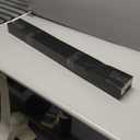 ILAISIHOME 1-1/8 Inch Diameter Champagne Gold Curtain Rod with Geometric Faceted Finials, 36-72'' Telescoping Single Curtain Rods for window width 24-68 inch, 1 pack