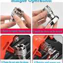Adjustable Universal Socket Wrench, Multifunctional Sleeve, Multi-Function 10mm-19mm Universal Maintenance Socket for 3/8" Drive Ratchet Torque Wrench and Power Drill