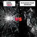 KEMIMOTO UTV Rearview Mirror, 15" UTV Race Convex Center Mirror with 3/4 1.75" or 2" Clamps Compatible with Polaris RZR PRO XP R, CFMOTO ZFORCE, Pioneer,Can-Am Commander Maverick, 1000R 1000X