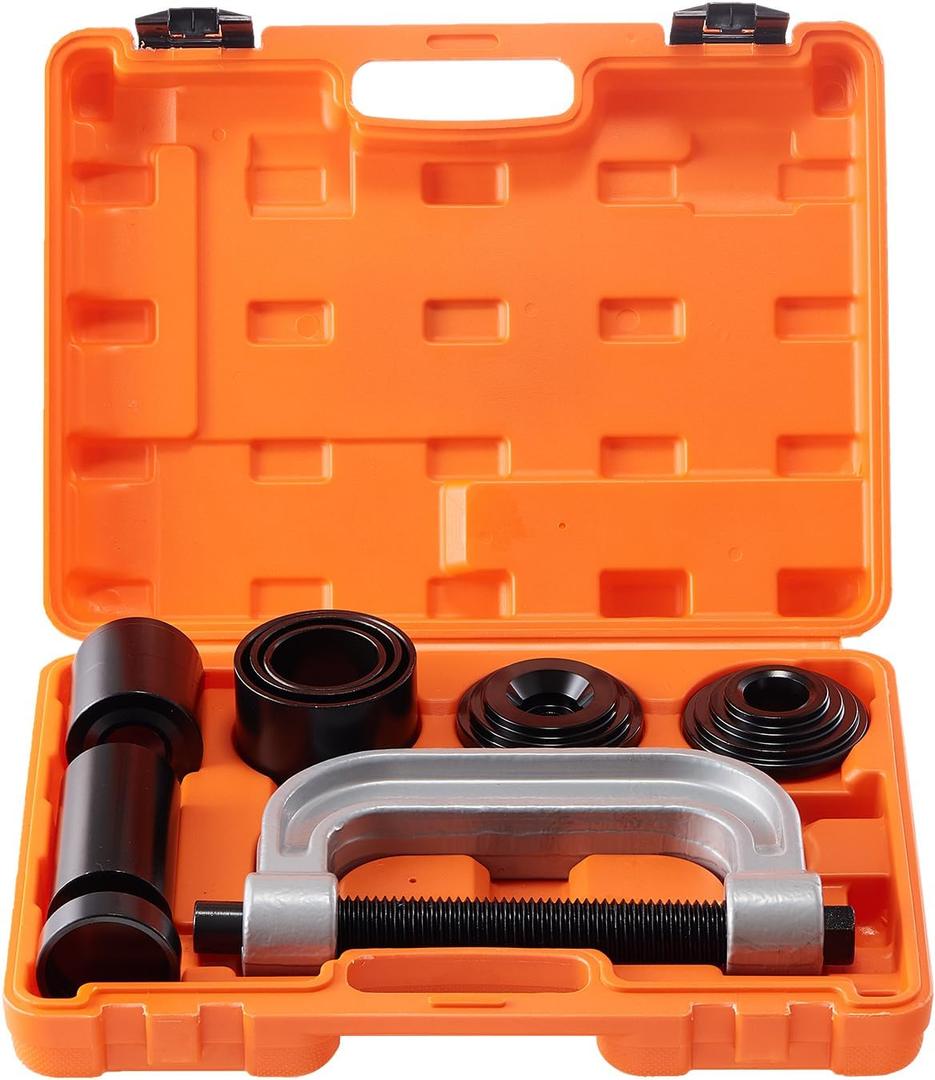 Happybuy Ball Joint Service Kit, 10-Piece Set, C-Press Removal & Installation Tools, Fits Most 2WD & 4WD Vehicles, Long-Lasting Auto Repair Tools