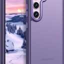 Rayboen for Samsung Galaxy S23 Plus case, Translucent Frosted Skin Feel Anti-Scratch Hard PC Back Soft Silicone Edge, Slim Fit Shockproof Protective Phone Cover for Samsung S23+ Plus, Matte Purple