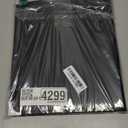 Pu Leather Menu Cover Sleeves Practical Menu Holder for Restaurants Cafes and Bars Easy to Clean Faux Leather Design Black