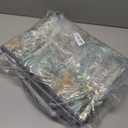 Machine Washable Rug 5x7 Area Rugs for Living Room Bedroom, Large Turquoise Abstract Area Rug Soft Throw Rugs, Low-Pile Floor Carpet with Non Slip Rubber Backing