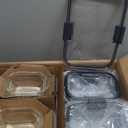Rubbermaid Brilliance Glass Food Storage Containers, Assorted Sizes, Set of 9, BPA-Free, Leak-Proof, Clear