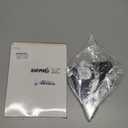 Amyhill 15 Pack Teardop Mirror Stickers Wall Decor Decals Wavy Acrylic Mirror Removable Wall Stickers 3D DIY Art for Living Room Bathroom Home Decoration, 11.8 x 6.6 Inch (Teardrop, Silver)