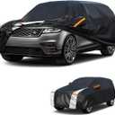 Large SUV Car Cover for Land Rover Range Rover 2001-2025 100% Waterproof All Weather, Heavy Duty Outdoor Full Exterior Covers Rain Sun Wind UV Protection