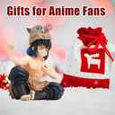 6Pcs Demon Anime Figures Set, Slayer Characters for Anime Fans (Rice Ball)