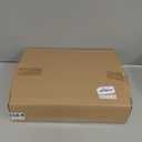 Mokof Christmas Village Set - 7 White Ceramic Houses with Remote LED Tea Lights and 8 Mini Trees, Farmhouse Christmas Decorations Indoor for Fireplace, Mantel, Tabletop, Shelves Winter Holiday Decor