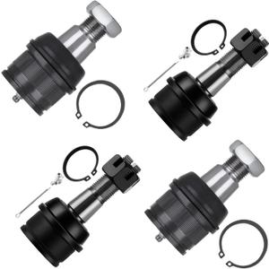 SCITOO 4pcs 4WD Suspension Kit Front Lower Upper Ball Joints Fit 1994-1999 For Dodge Ram 2500 3500 2000-2005 For Ford Excursion 1999-2016 For F-250 Super Duty