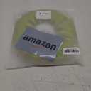 ANWA Adjustable Cat Cone Collar Soft, Cute Cat Donut Collar After Surgery, Kitten Recovery Cones to Stop Licking (Large, Kiwifruit)