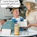 2 x Mothers Day Gifts for Mom from Son, Mom Cup, for Dad from Daughter -16 oz Coffee Glass, Momma Gifts, Daddy Gift, Funny Mother Gift, From Favorite Child Coffee Glass