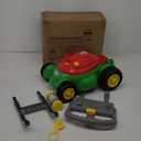 Maxx Bubbles Deluxe Bubble Lawn Mower Toy Includes 4oz Bubble Solution | Outdoor Bubble Machine for Kids | Easy to Use, No Batteries Required |  Red Sunny Days Entertainment