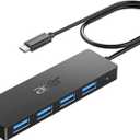 Acer USB C Hub 4 Ports, Multiple USB 3.0 Hub, USBC Splitter for Laptop with TypeC Power Port, Extender for Type C Port Laptop, PC, Desktop and More (USB-C, 2ft)