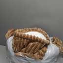 Bedsure GentleSoft Electric Blanket Full Size - Soft Ribbed Flannel Heated Blanket with 6 Heat Settings, Heating with 10 Time Settings, 8 hrs Timer Auto Shut Off, Gifts for Grandma (72"x84", Brown)